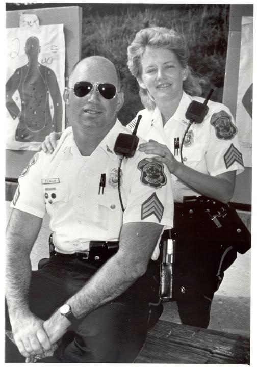 Tom and Nancy together at Clearwater Police Department